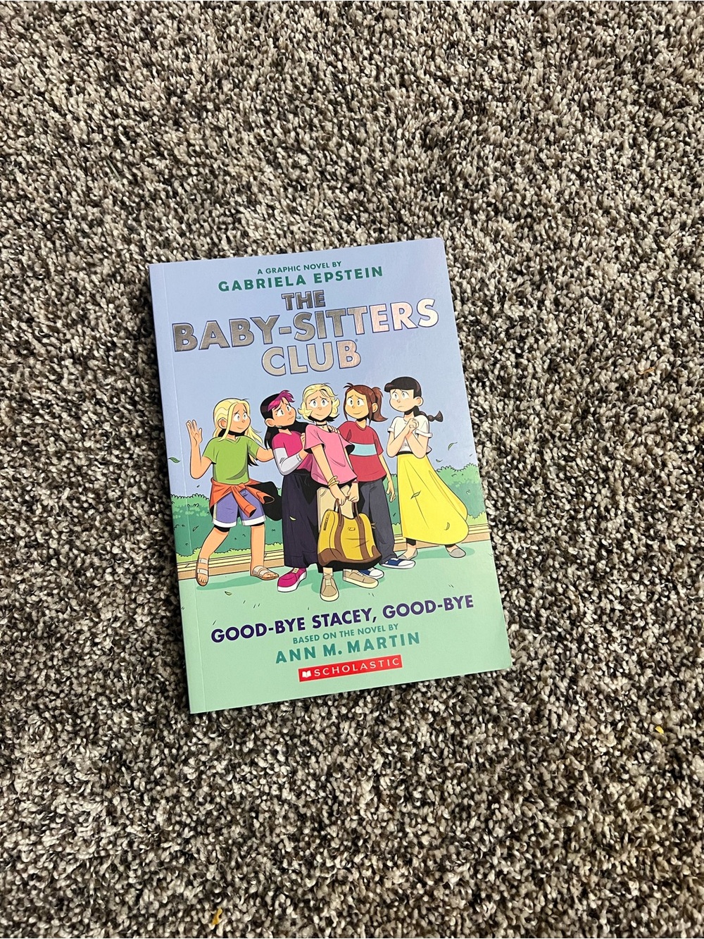 Scholastic The Baby-Sitters Club Graphic Novel – Light Blue & Mint Green Cover